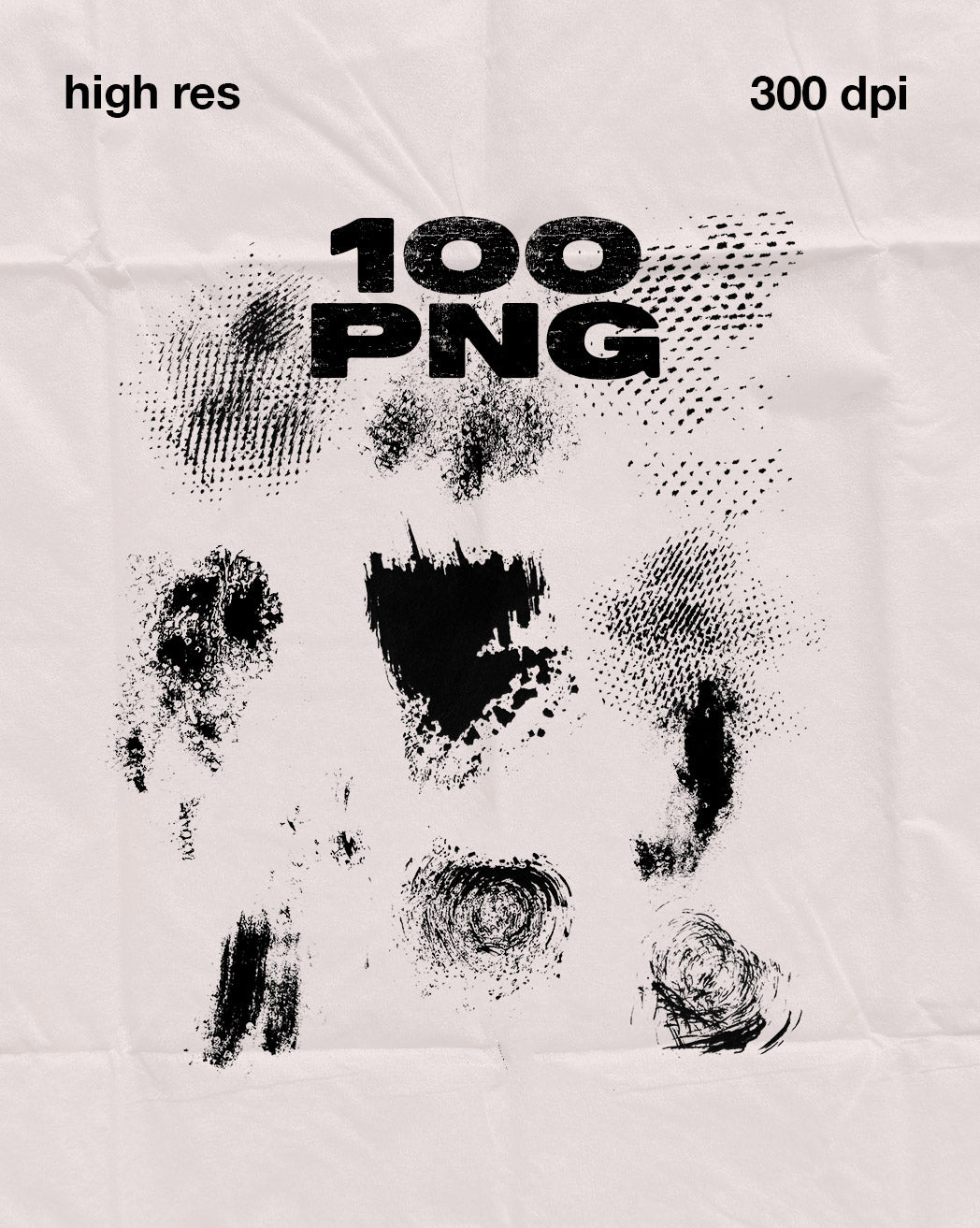 Etches and Imprints - 100+ PNG grunge elements