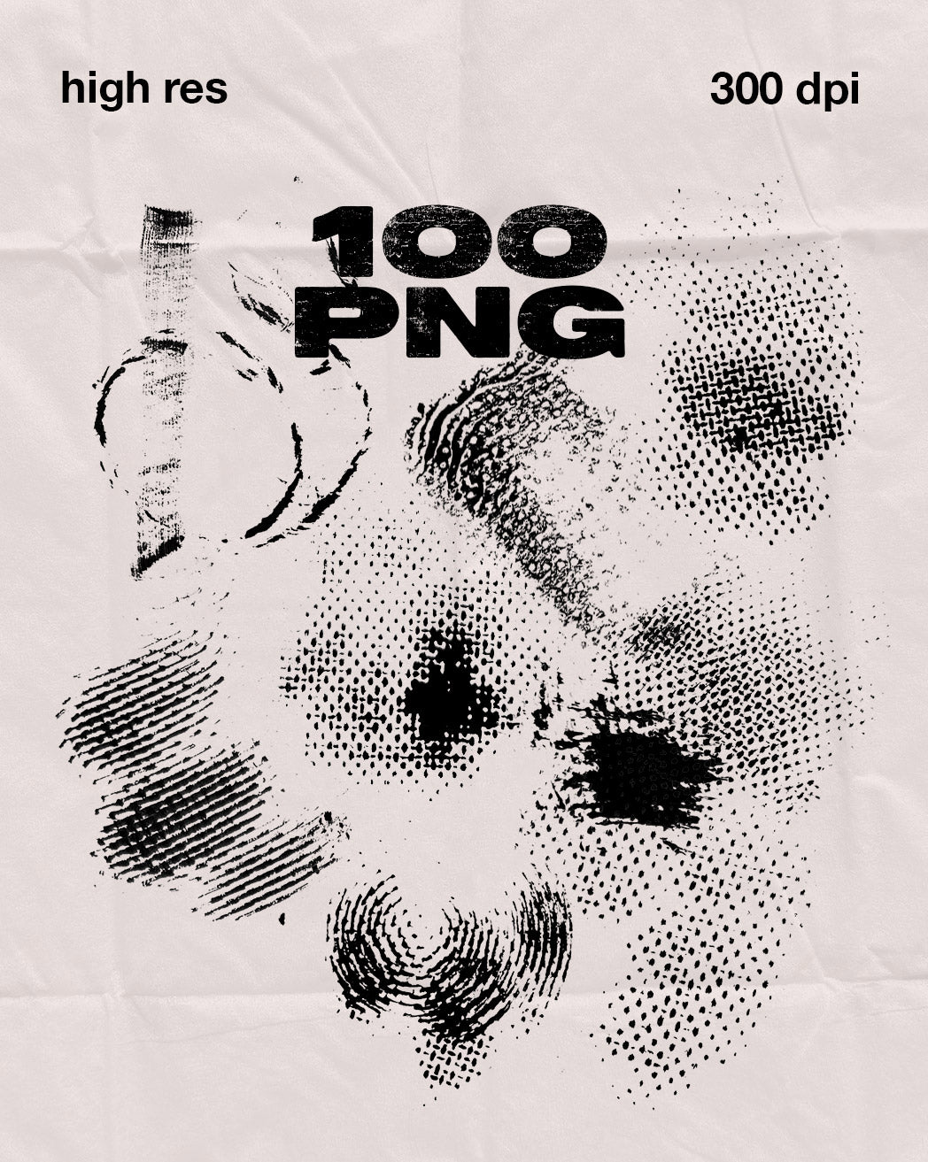 Etches and Imprints - 100+ PNG grunge elements