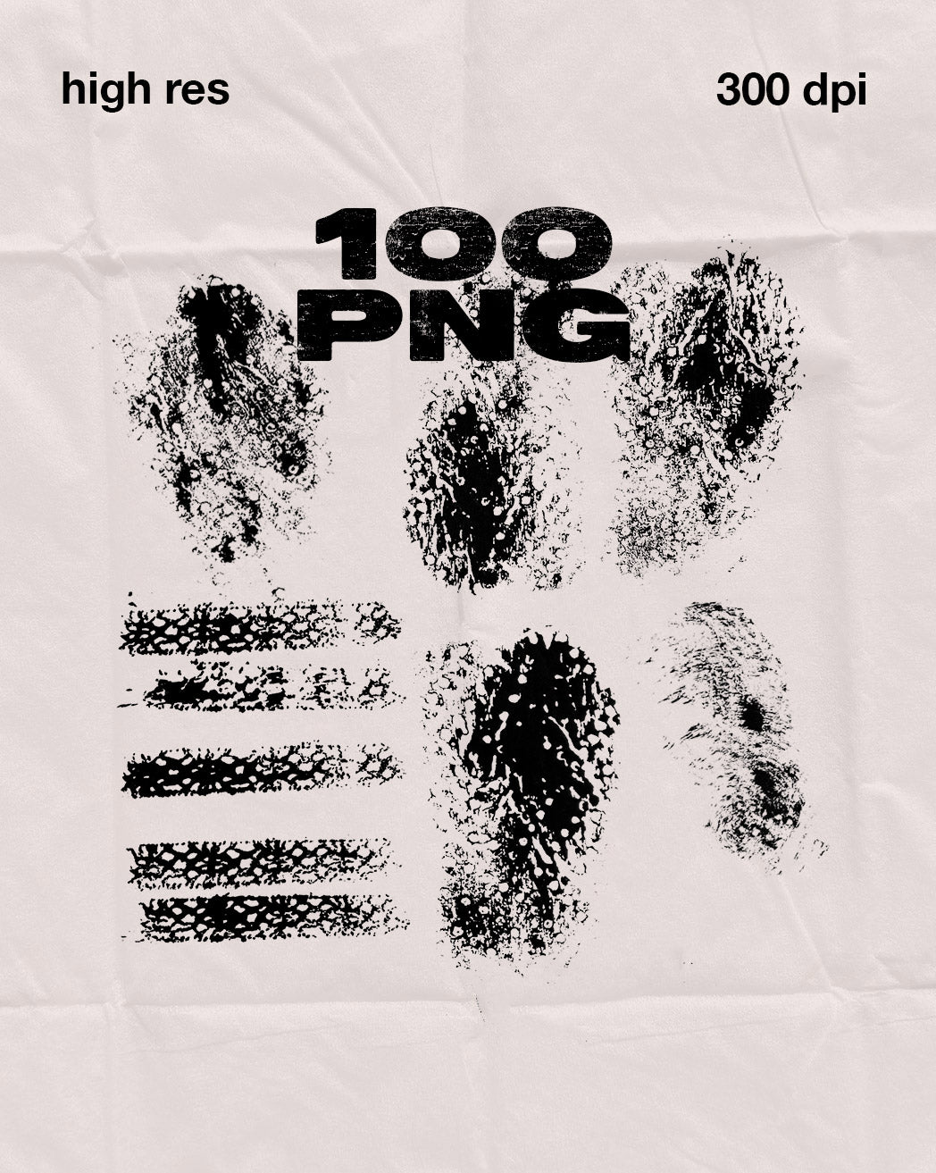 Etches and Imprints - 100+ PNG grunge elements