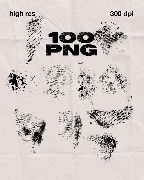 Etches and Imprints - 100+ PNG grunge elements
