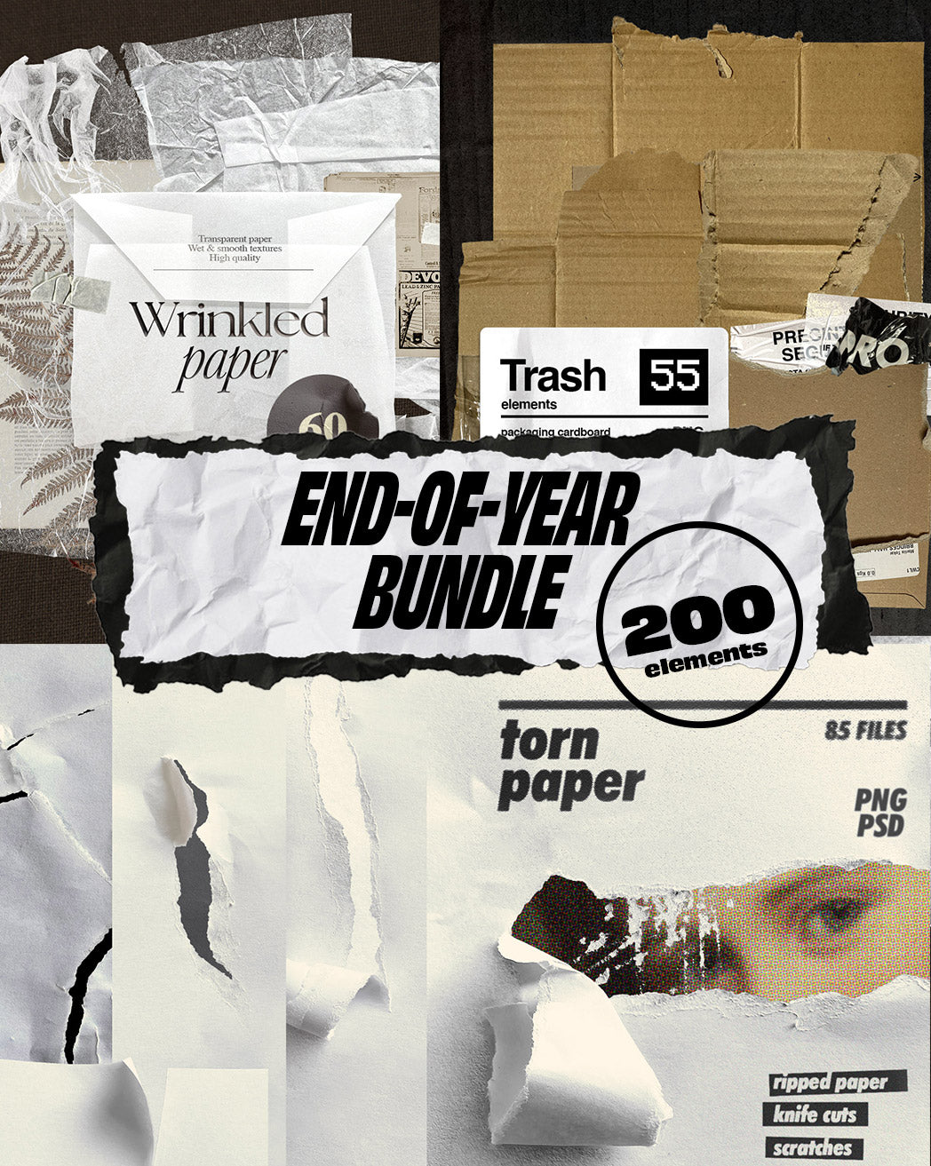 End Of Year Bundle: Paper Textures