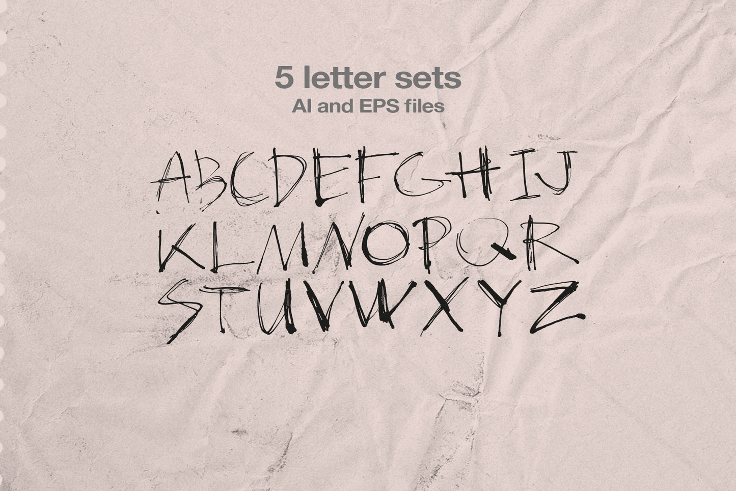 Scribbles - 560+ lines, shapes, letter sets + more