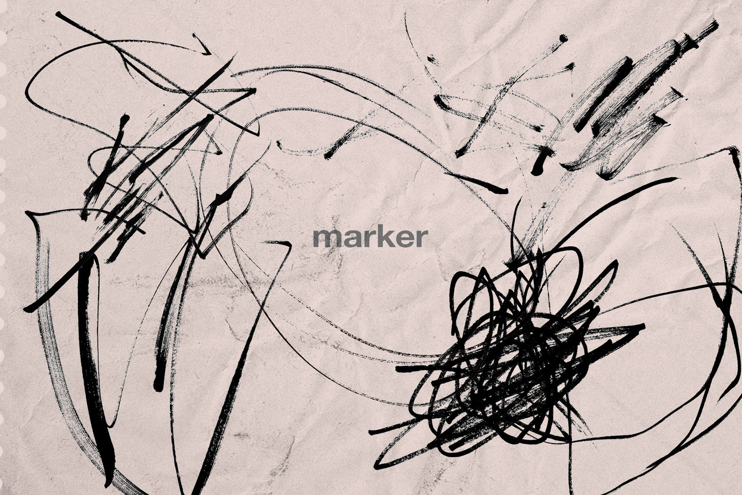 Scribbles - 560+ lines, shapes, letter sets + more