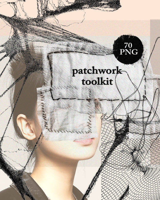 Patchwork Textile Collage Toolkit
