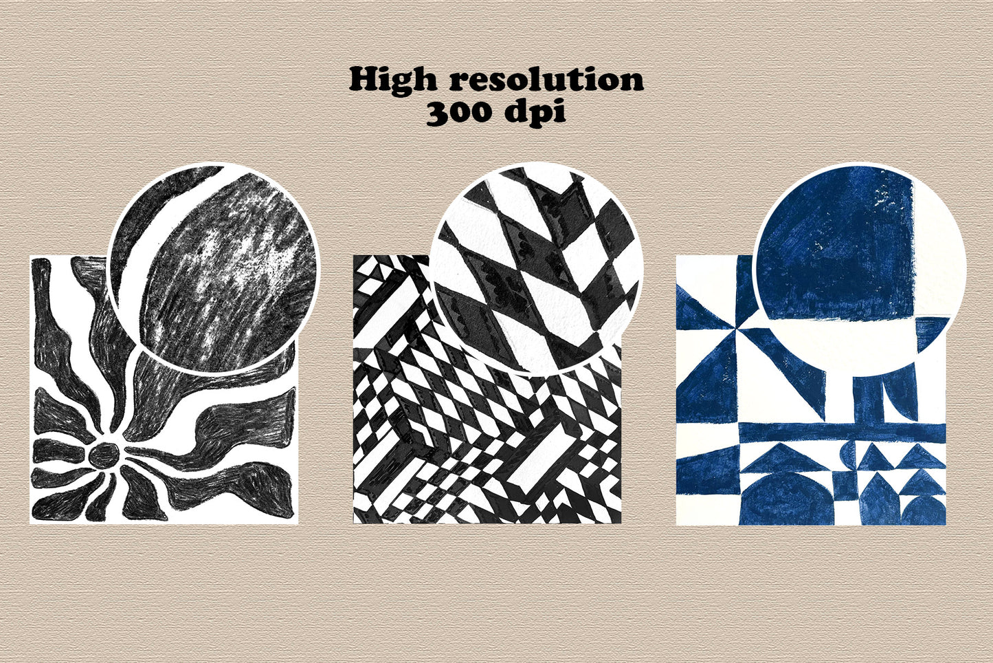 Groovy Abstract Hand-drawn Patterns