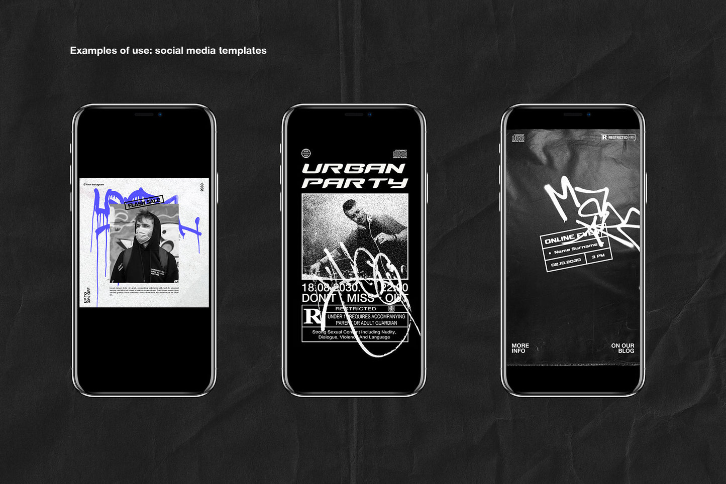 Graffiti & Torn Paper Bundle (3 packs in one)