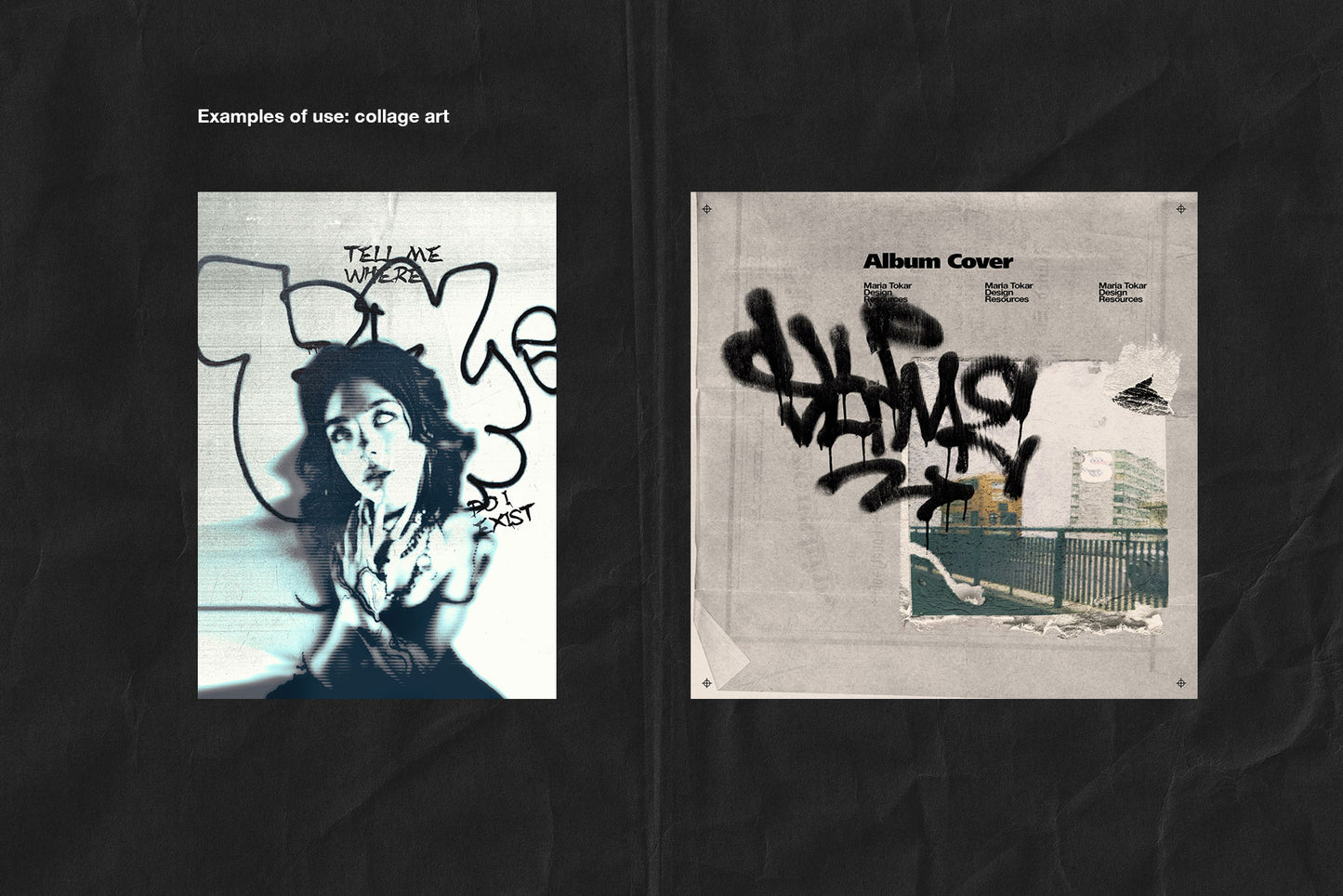 Graffiti & Torn Paper Bundle (3 packs in one)