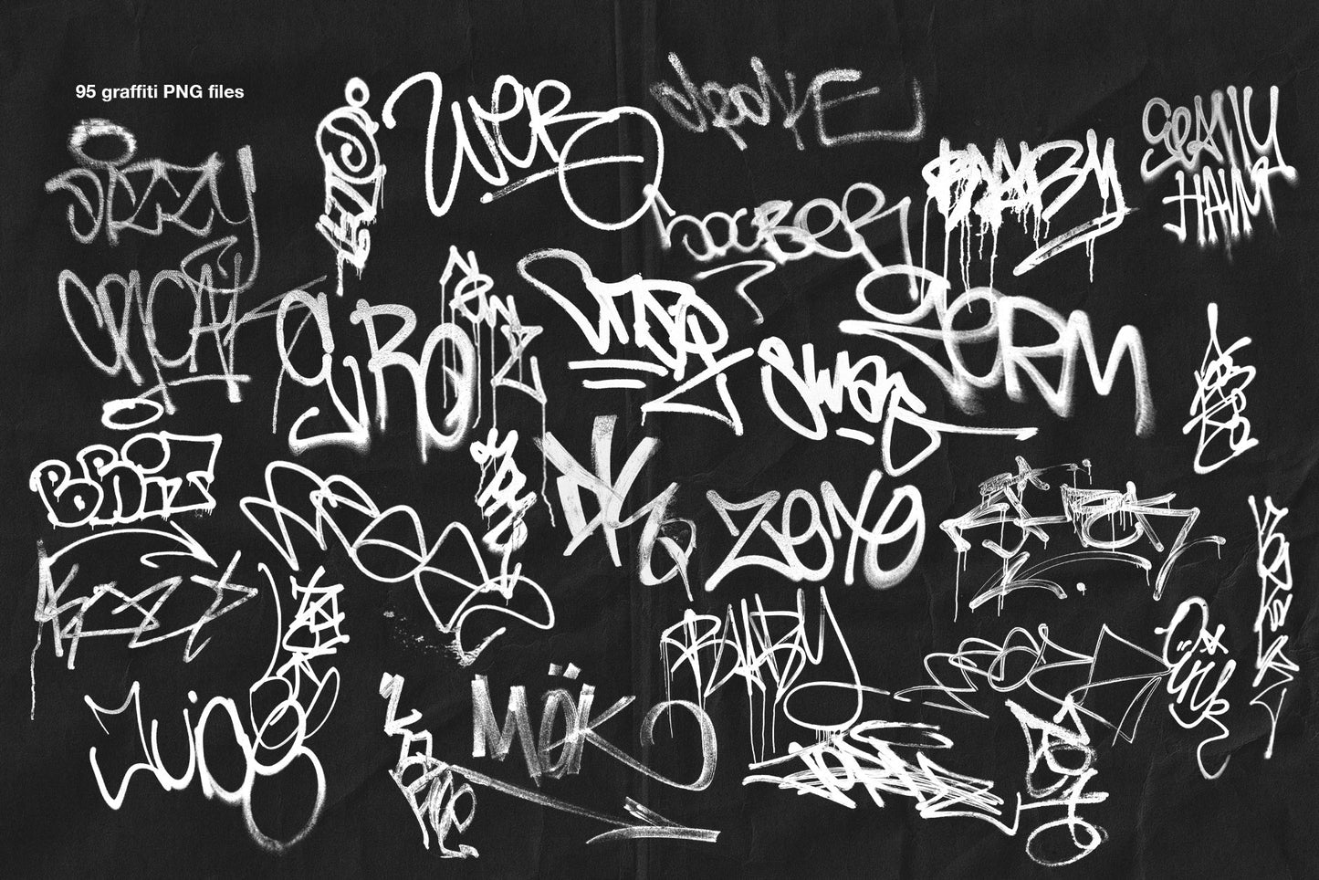 Graffiti & Torn Paper Bundle (3 packs in one)