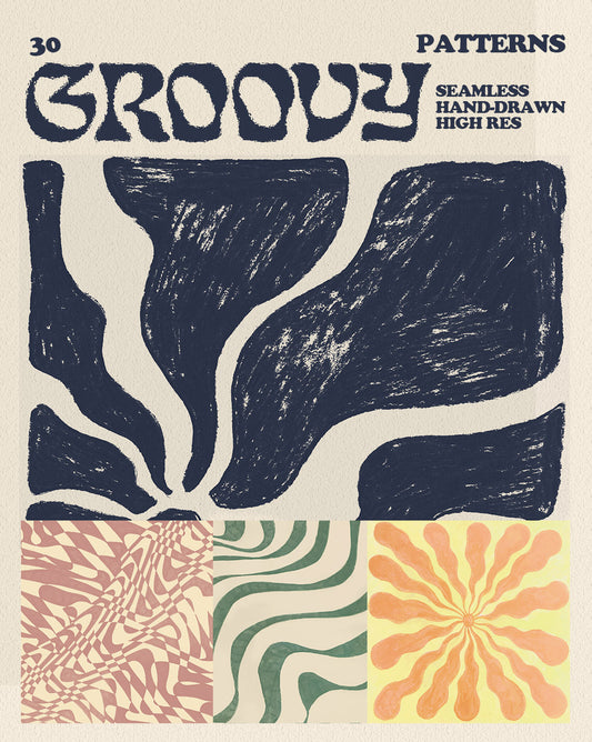 Groovy Abstract Hand-drawn Patterns