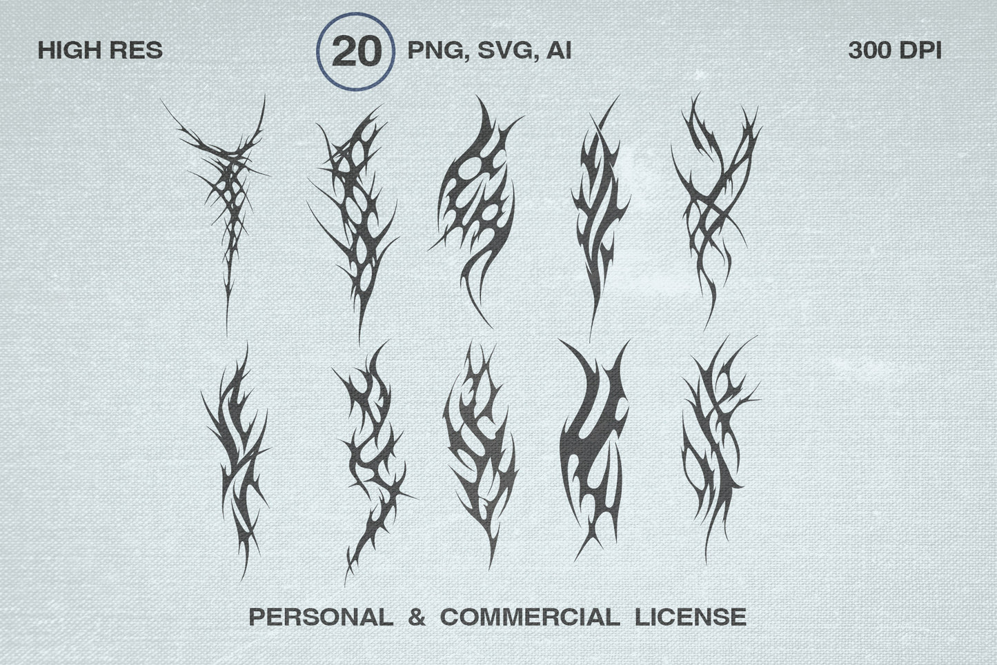 Neo Tribal Shapes Bundle