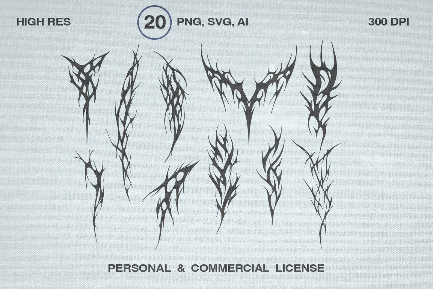 Neo Tribal Shapes Bundle