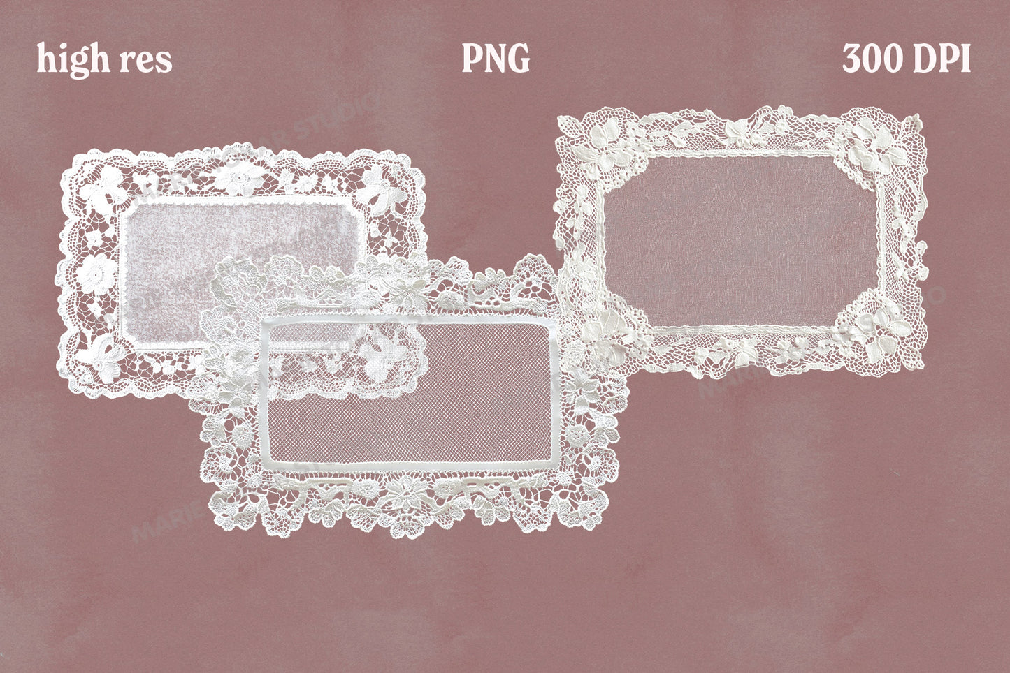 Vintage Lace Doilies Bundle