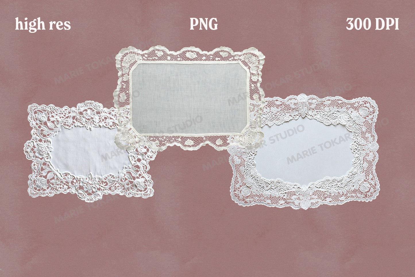 Vintage Lace Doilies Bundle
