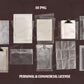Tracing Paper PNG Bundle
