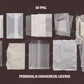Tracing Paper PNG Bundle