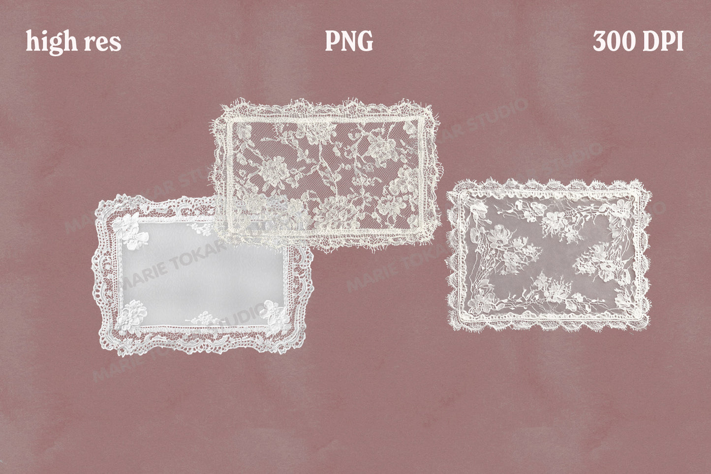 Vintage Lace Doilies Bundle