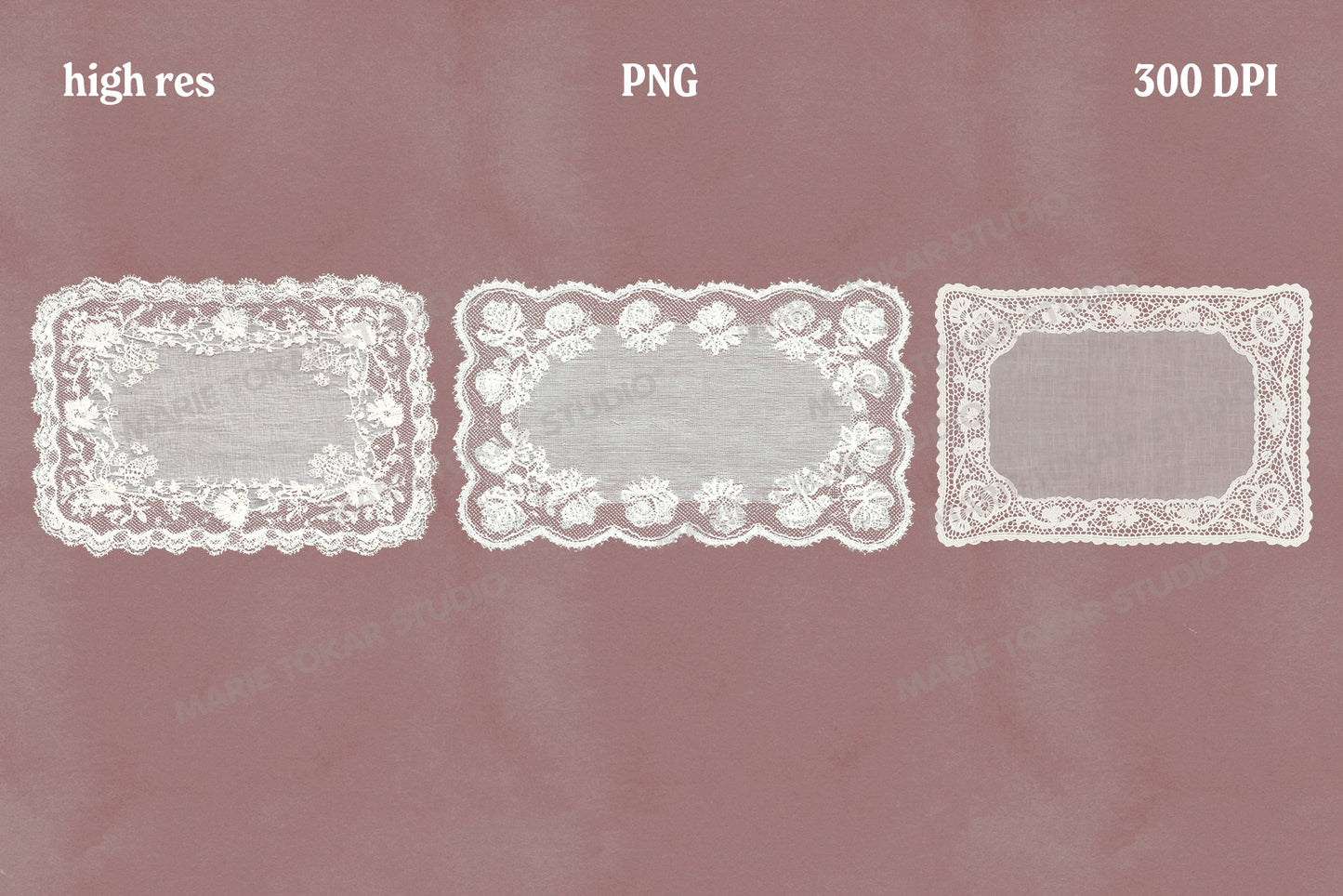 Vintage Lace Doilies Bundle