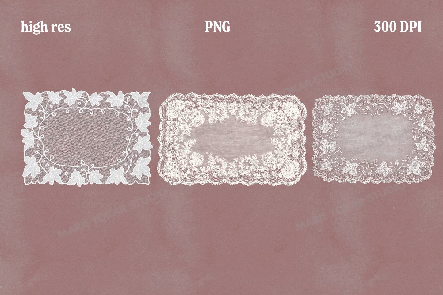 Vintage Lace Doilies Bundle