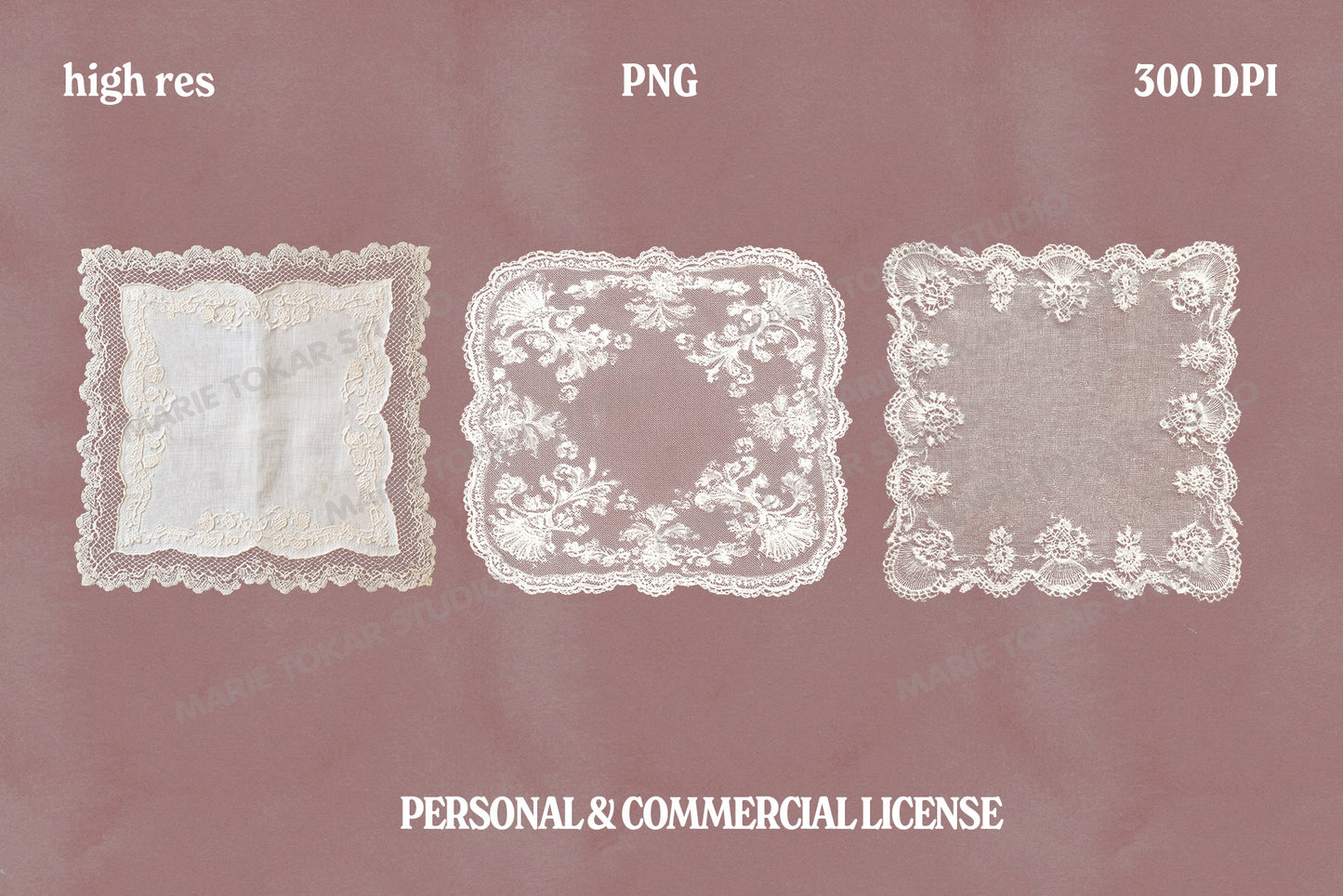 Vintage Lace Doilies Bundle