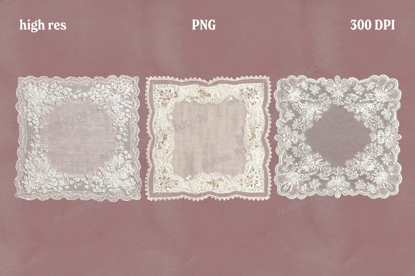 Vintage Lace Doilies Bundle