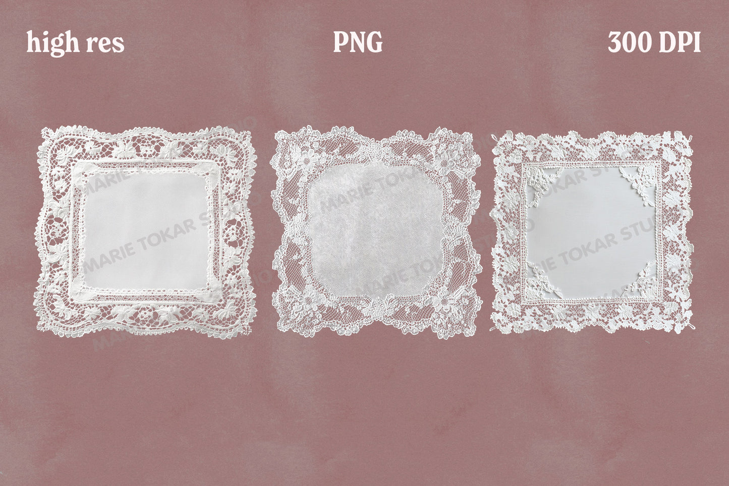 Vintage Lace Doilies Bundle