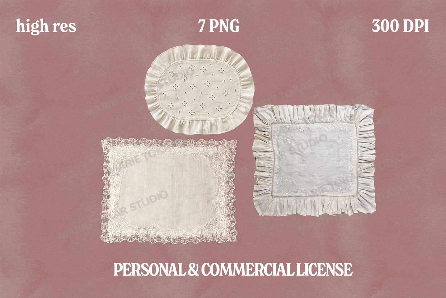 Vintage Lace Doilies Bundle