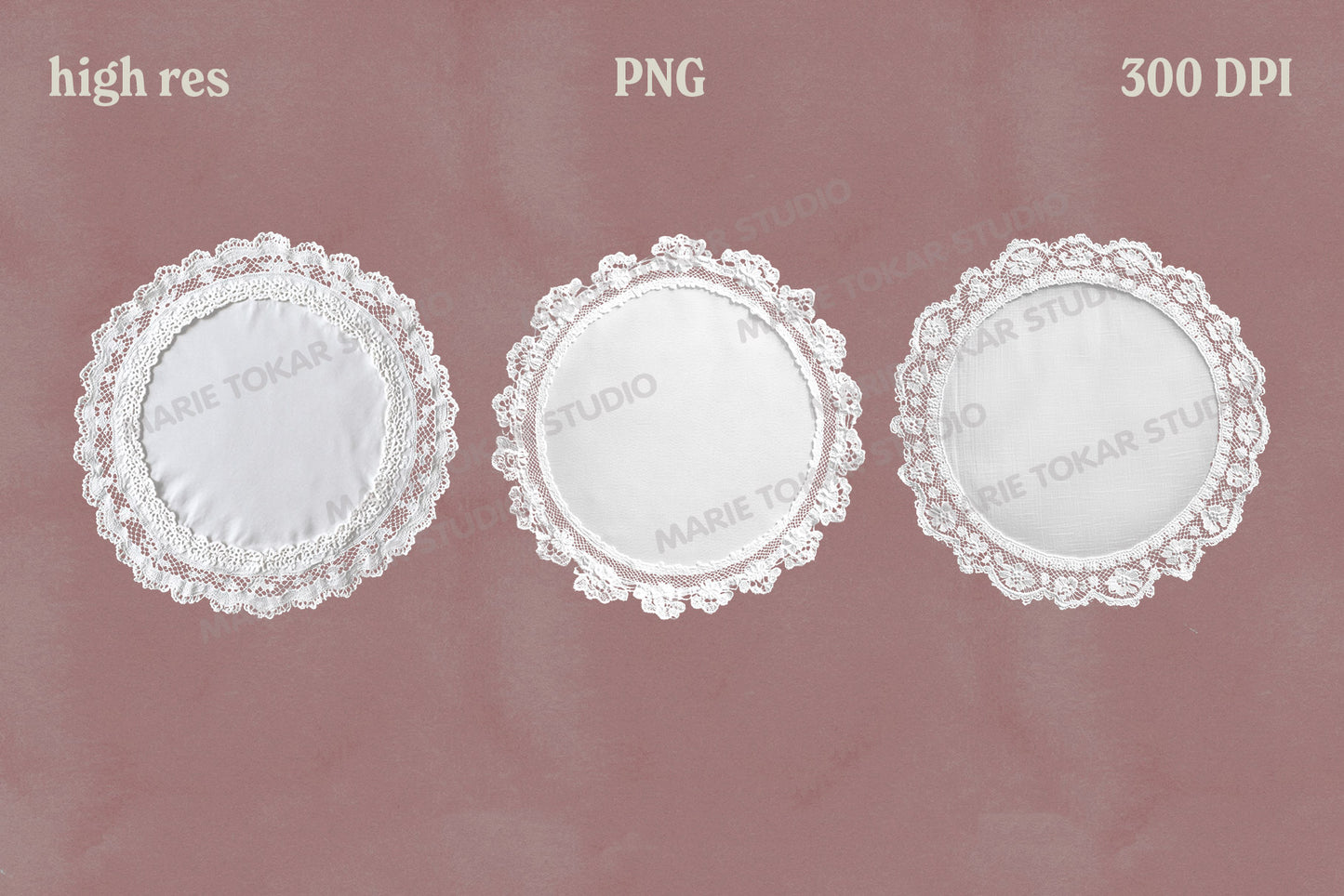 Vintage Lace Doilies Bundle