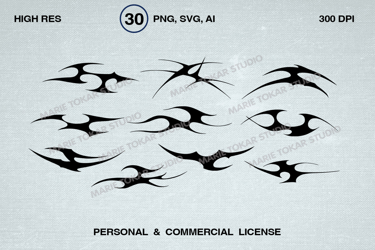 Neo Tribal Shapes Bundle