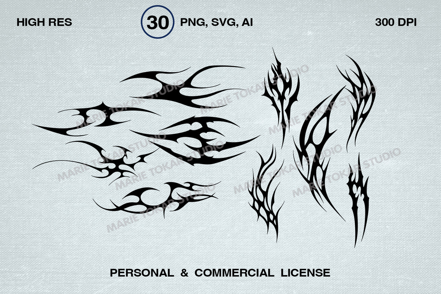 Neo Tribal Shapes Bundle