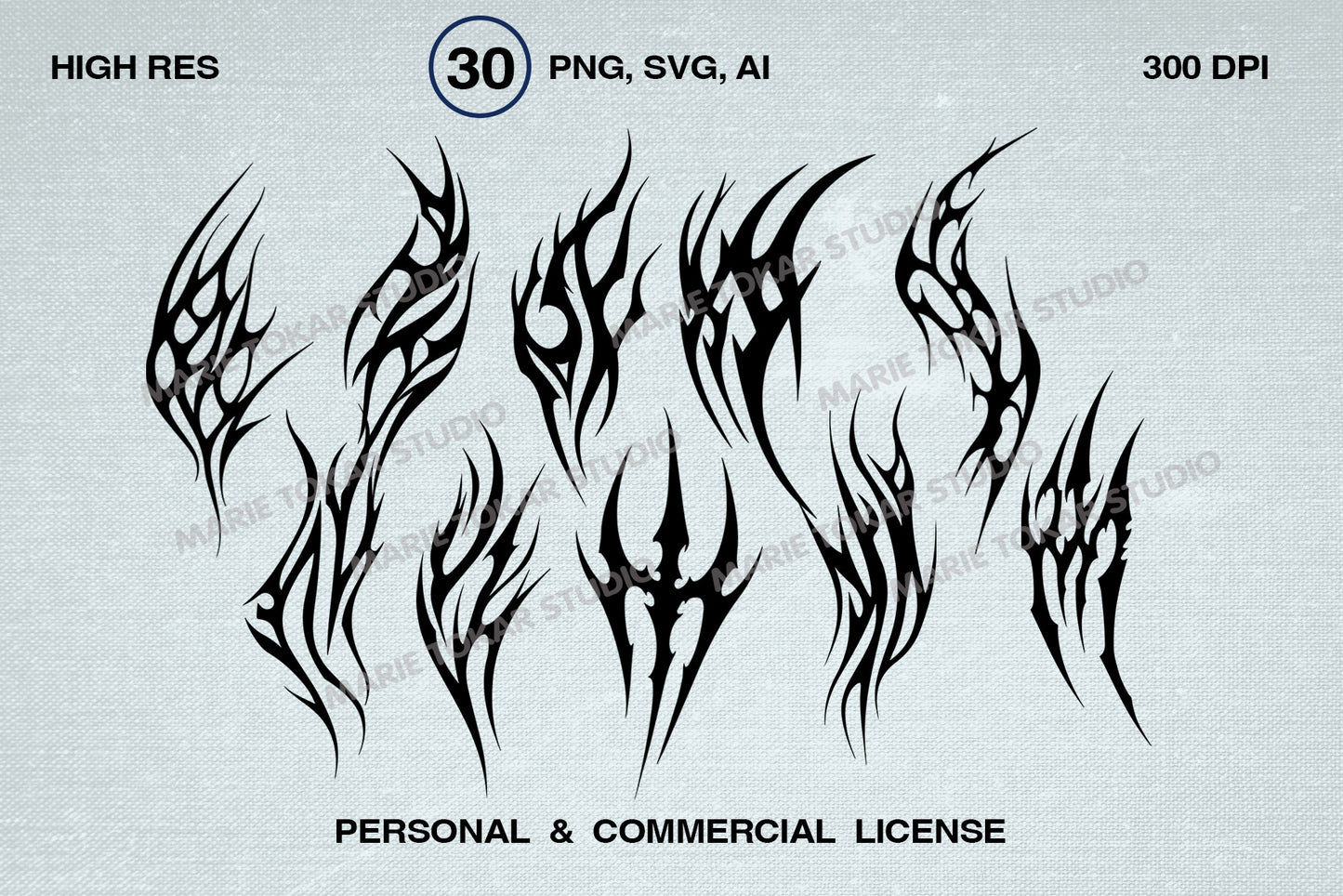 Neo Tribal Shapes Bundle