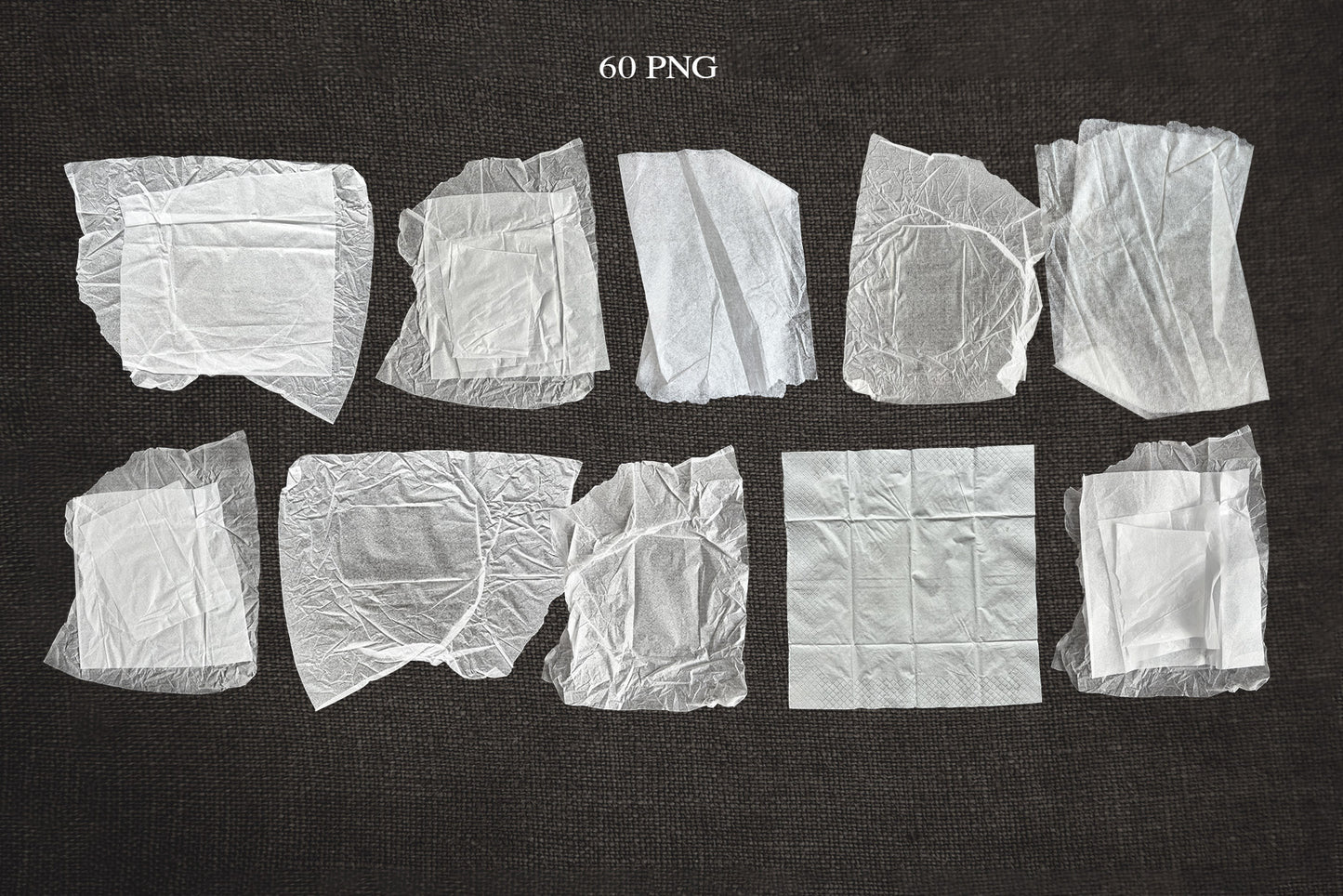 Wrinkled Paper Pack PNG