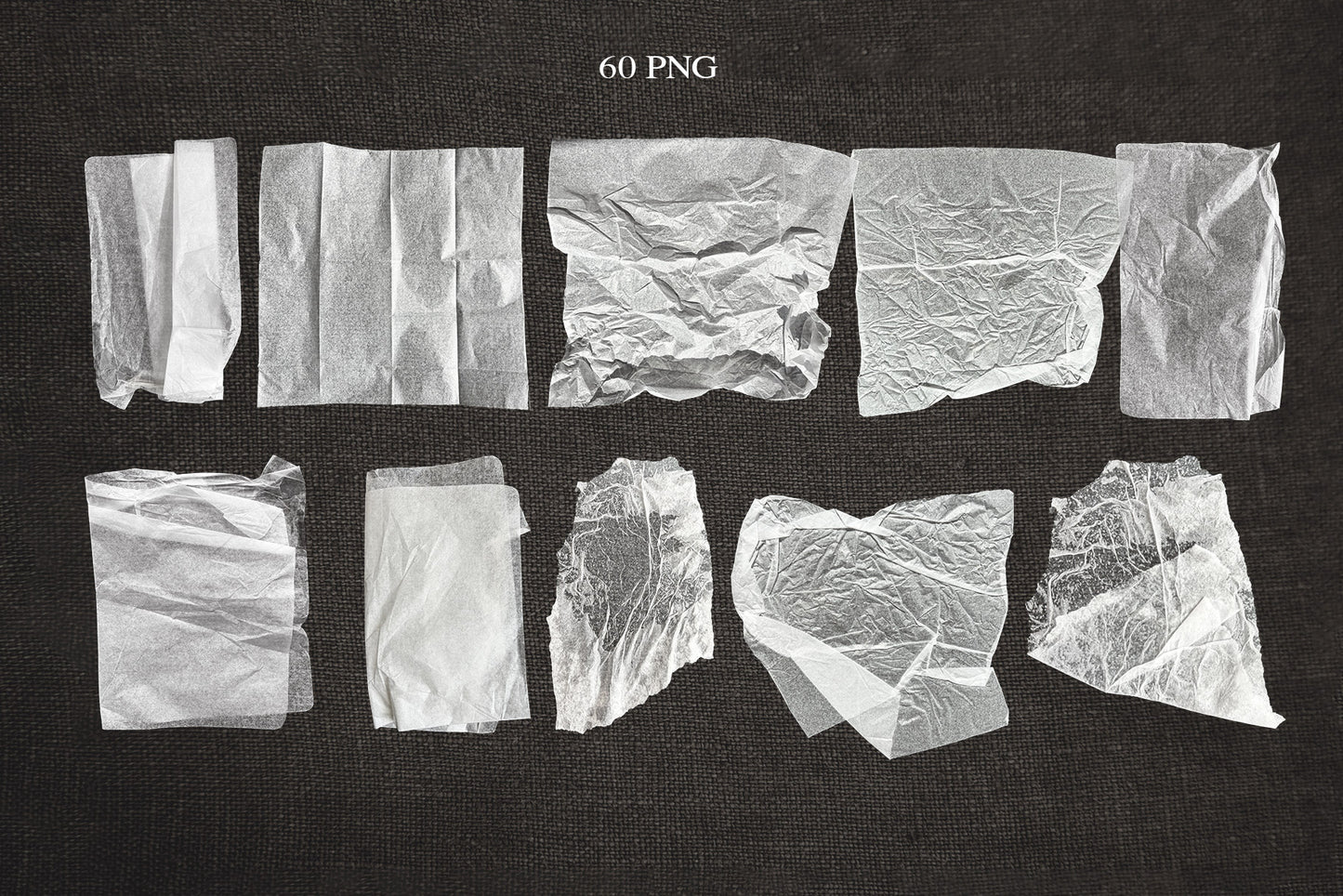 Wrinkled Paper Pack PNG