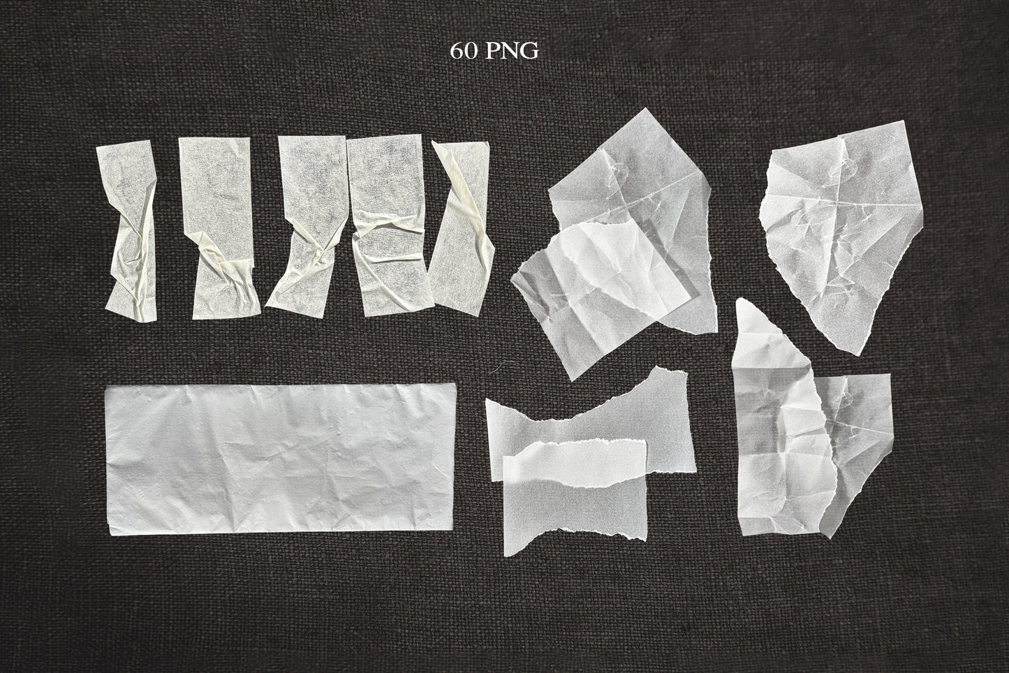 Wrinkled Paper Pack PNG