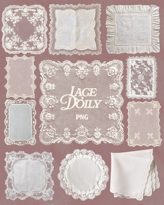 Vintage Lace Doilies Bundle