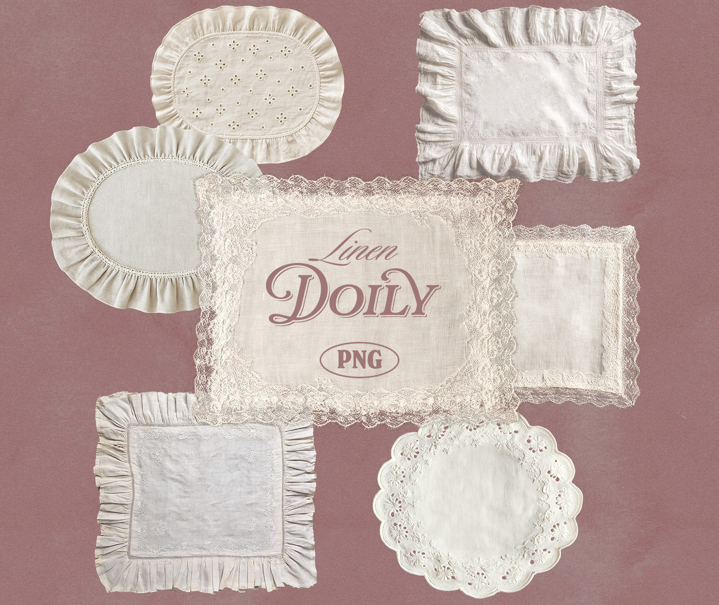 Vintage Lace Doilies Bundle