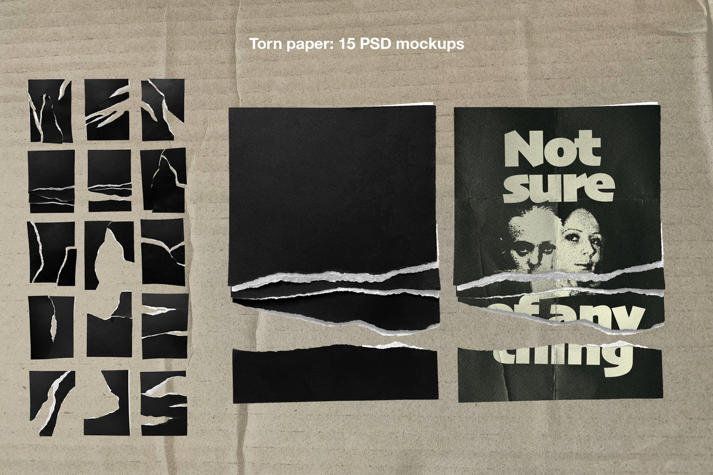 Torn Paper Bundle 85 PNG, PSD