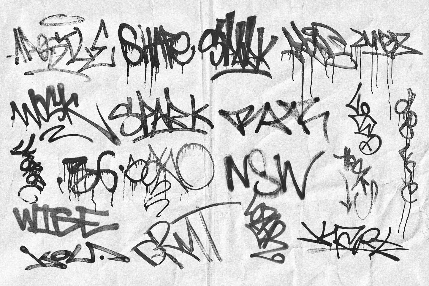 Graffiti & Torn Paper vol.1